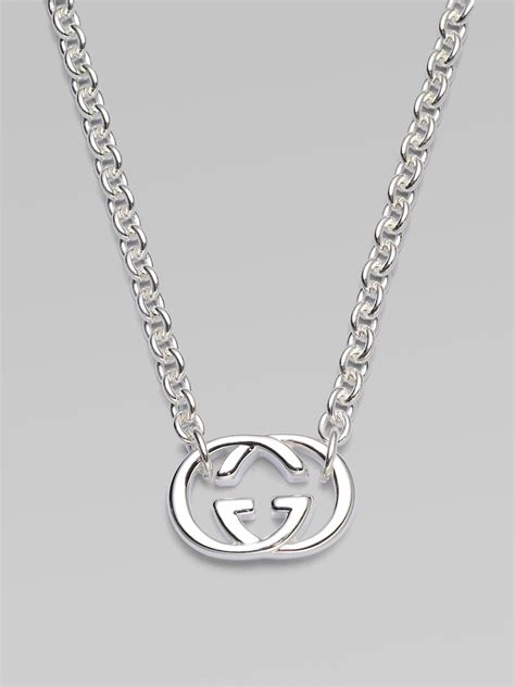 gucci double ring|silver necklace Gucci.